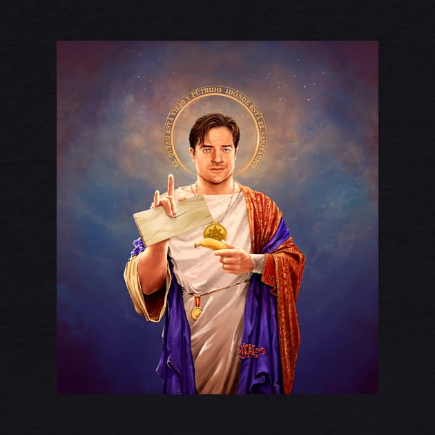 Saint Brendan of Fraser by vincentcarrozza